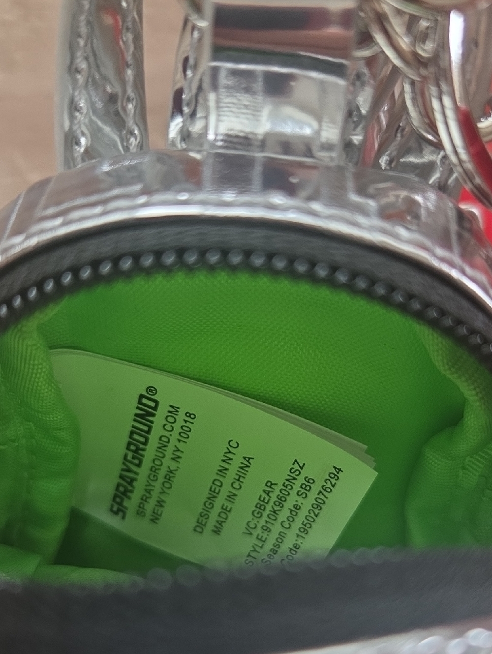 SPRAYGROUND SPACE CASE BACKPACK KEYCHAIN - Picture 6 of 9
